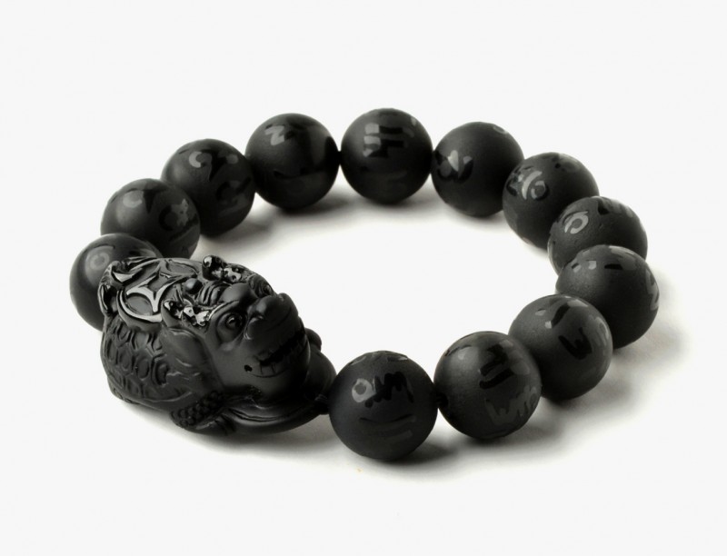 Браслет из обсидиана